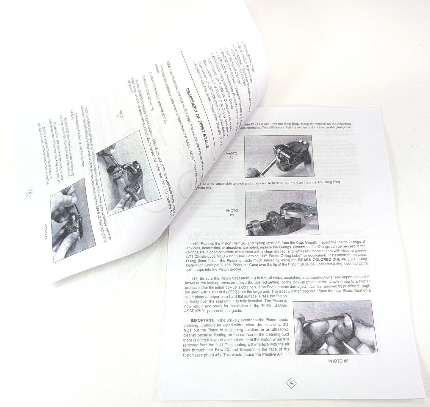 Sherwood Blizzard SRB3900 Assembly, Maintenance Service Repair Manual Scuba Dive2