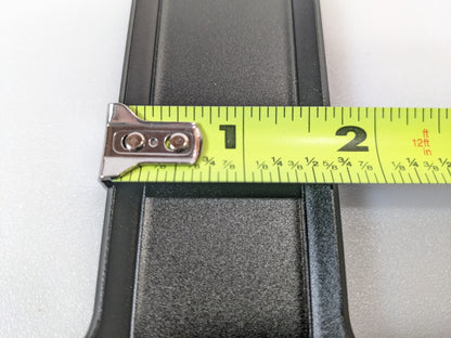 Aluminum Black Single Tank Adapter Scuba Tech Dive Backplate 13 3/4" x 2 3/4 BCD8