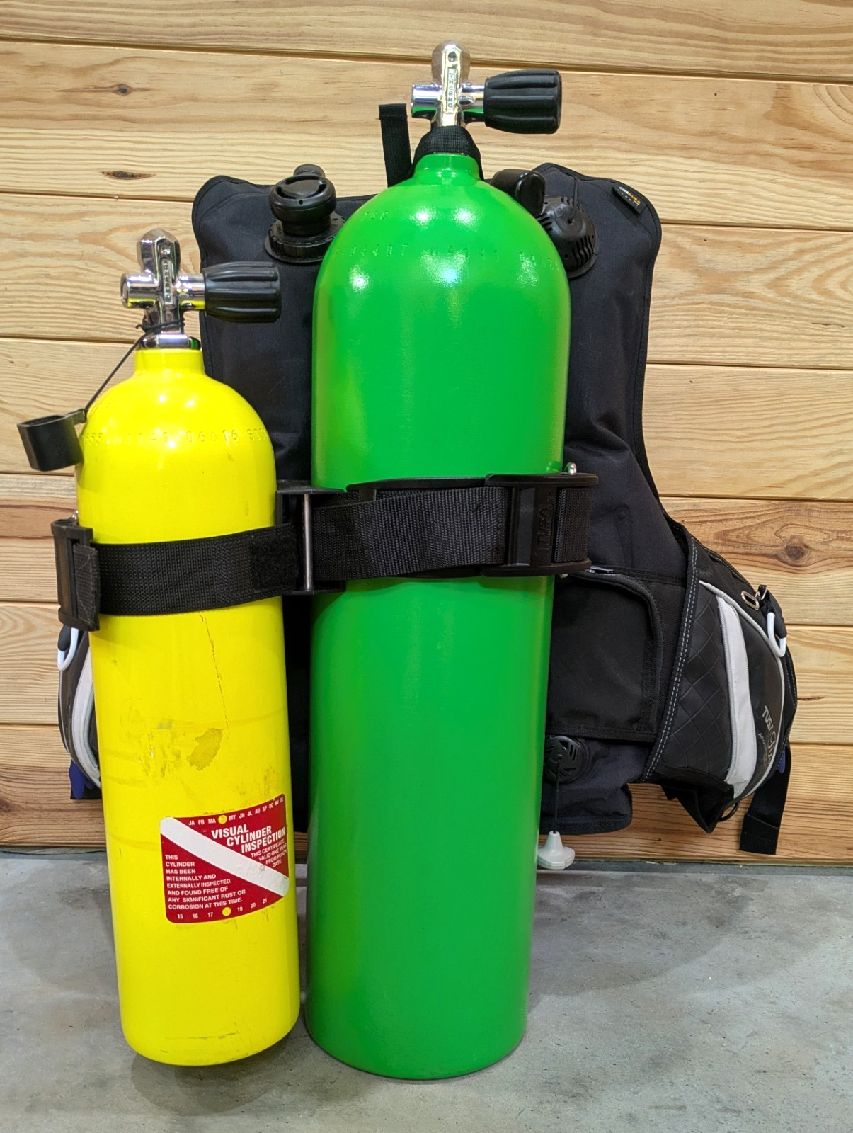 Scuba Dive Pony Bottle Tank Mount Holder Mounting Bracket Spare Air Cylinder4