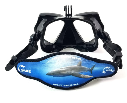 Project Aware Neoprene Scuba Dive Snorkel Mask Strap Wrapper Padded Hair Saver0