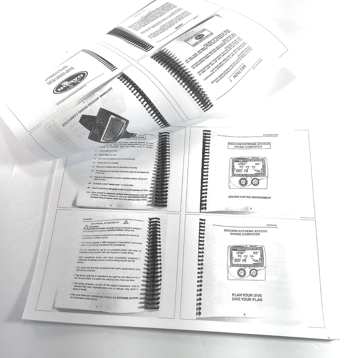 Dacor Extreme Access Scuba Dive Computer Printed Manual  206 Pages3