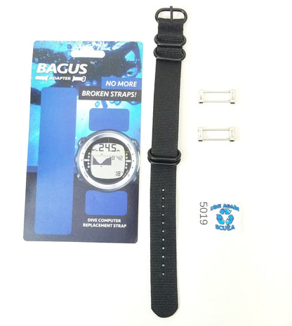Wrist Strap Scuba Dive Computer Watch Band, Stainless Steel Adapters Suunto D9tx1