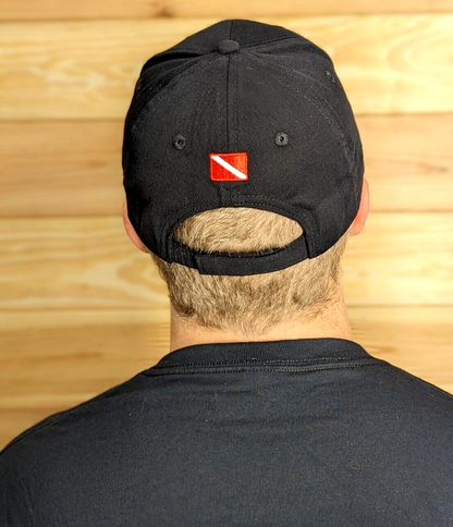 Scuba DIVE Flag Embroidered Logo Hat, Baseball Cap, One Size Fits All3