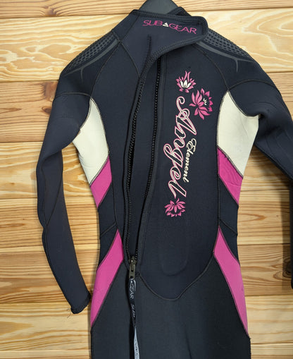 Sub Gear Women's 3mm Full Wetsuit Scuba, Dive, Surf Wet Suit Size Small, 38, 69