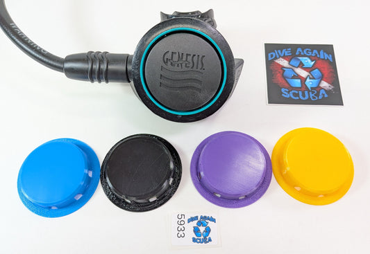 Genesis Valor Diaphragm Cover Purge Front Button 2nd Stage Regulator Scuba Dive