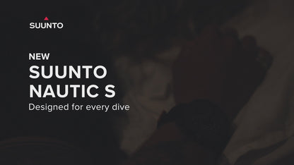 Suunto Nautic S AMOLED Scuba Dive Wireless Computer Smart Watch, Compass, GPS