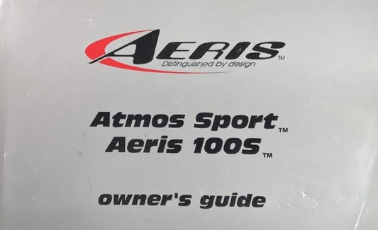 Aeris Atmos Sport & 100S Dive Computer Manual Printed   100 S