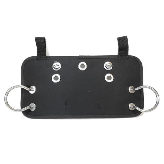 Scuba Dive BCD Butt Plate + Book Screws, Clip Loops Harness Board Sidemount Tech