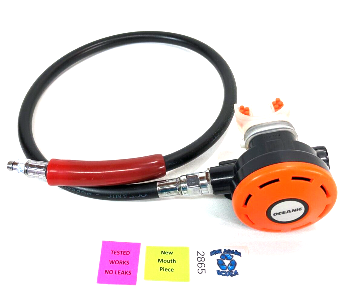 Oceanic Alpha Octo Octopus Second 2nd Stage Regulator Scuba Dive Orange    #2865