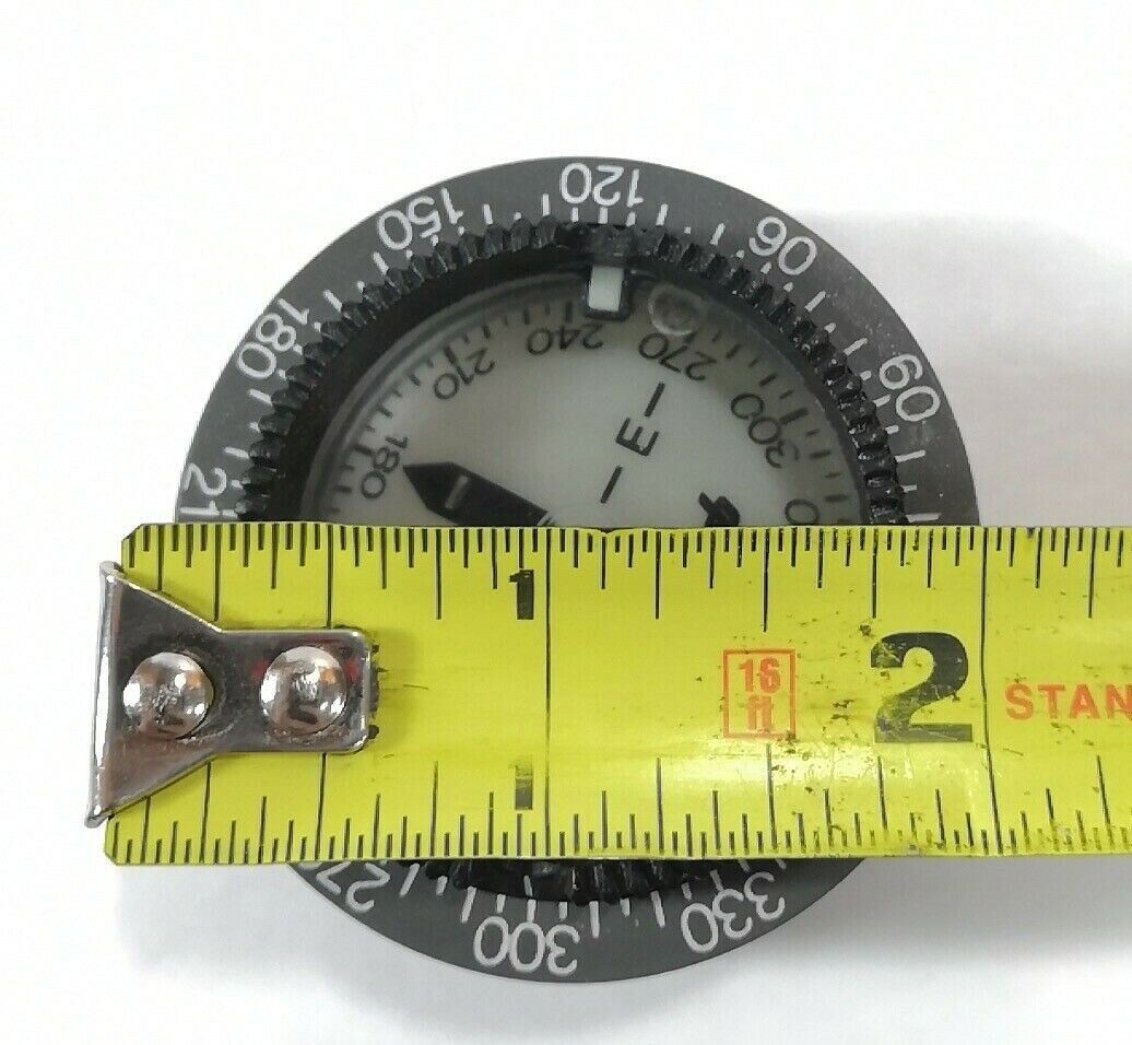 Cressi Sub 2" Submersible Compass Puck Module Scuba Dive Mini Compact  2 in #979