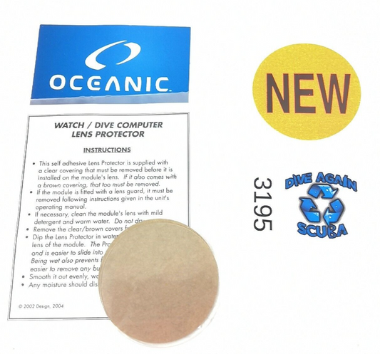 Oceanic OC1, OCS, F11 Lens Protector Cover Scuba Dive Computer Guard 04.8242.2