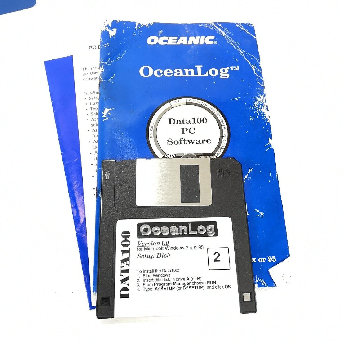 Oceanic Data 100 Data Download Interface Cable Scuba Dive Computer OceanLog