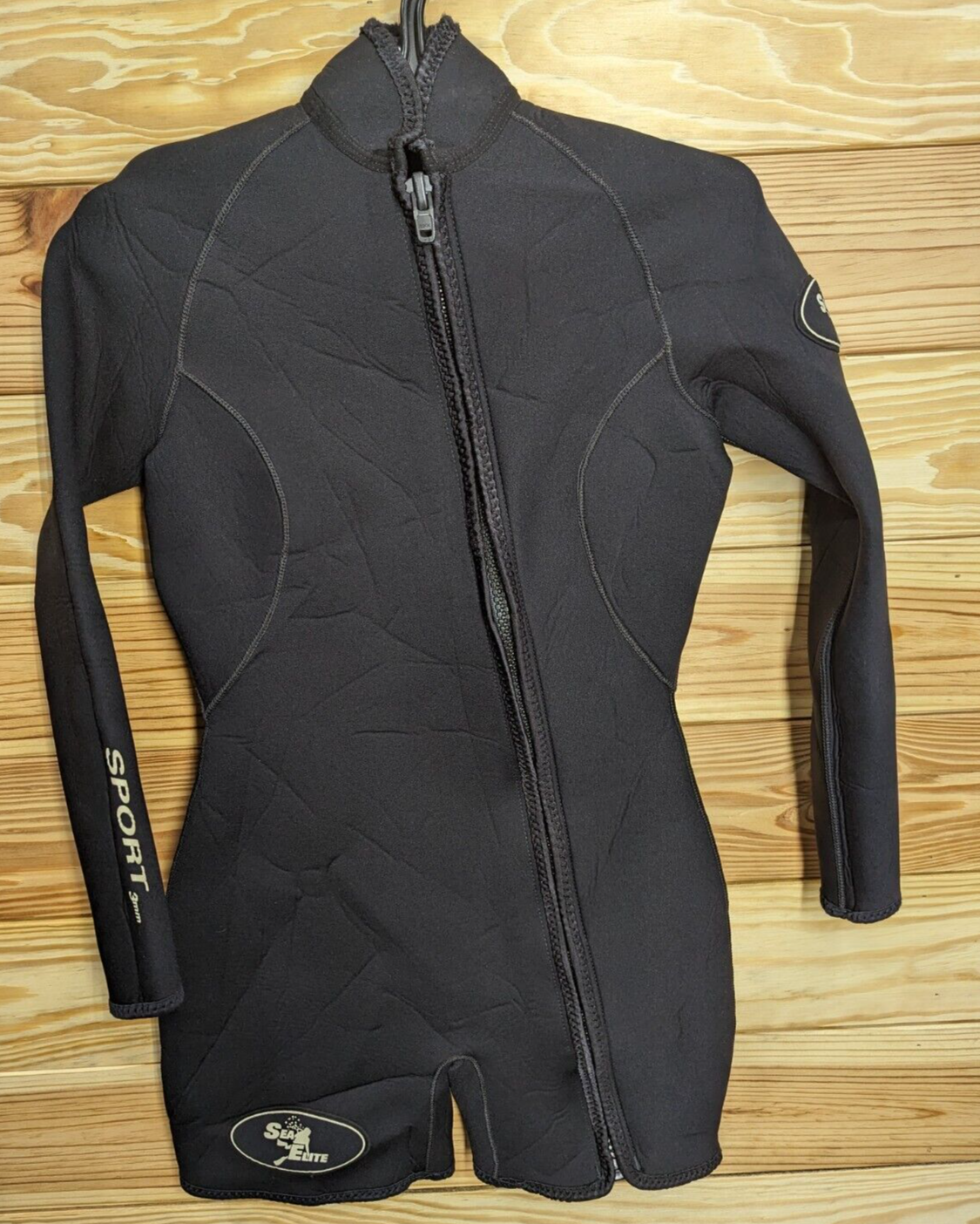 Sea Elite Women's 3mm Sport Shorty Large Scuba Dive Farmer Jane / John WetSuit