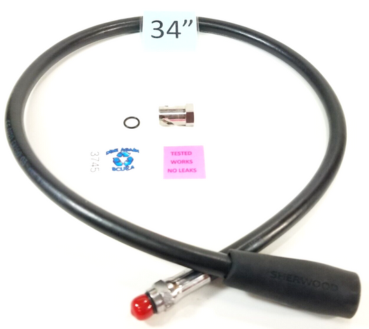 Sherwood Wisdom 1 2 3, Vision SCUBA COMPUTER QUICK DISCONNECT QD HP HOSE Oceanic