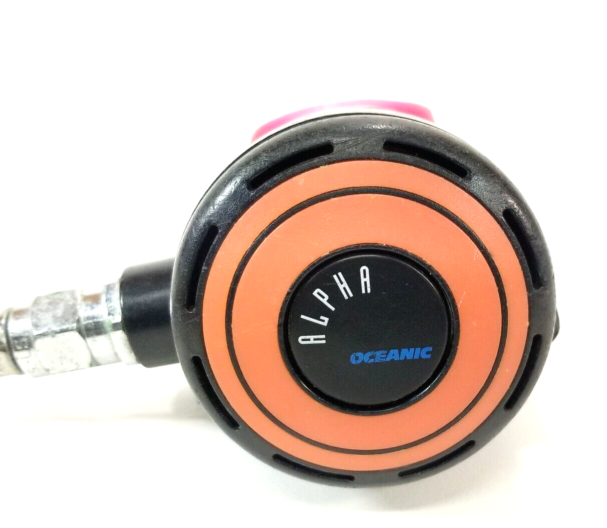 Oceanic Alpha Octo Octopus 2nd Stage Regulator Scuba Dive Orange Pink Mouthpiece