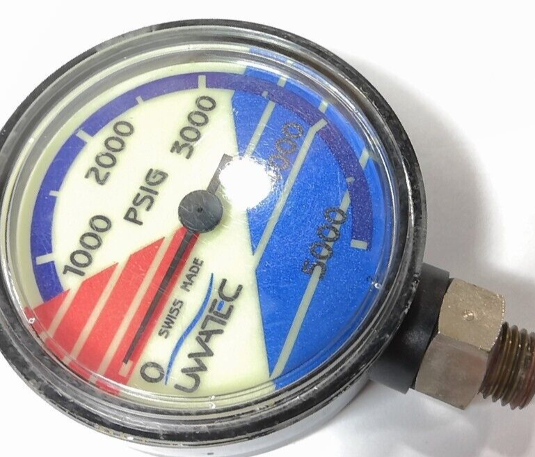 Uwatec PRESSURE GAUGE SPG MODULE 5000 PSI Scuba Dive Imperial              #2371