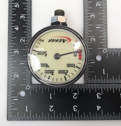 Aeris 5500 Scuba Dive Pressure Gauge SPG Fits Oceanic, Sherwood, Genesis & More