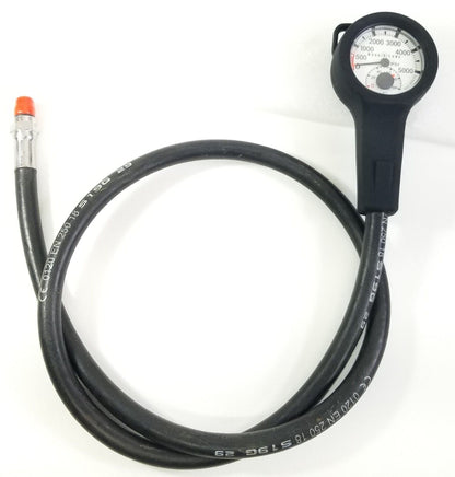 Aqua Lung 2" 5000 PSI SPG Submersible Pressure Gauge Scuba Dive w Boot NEW!