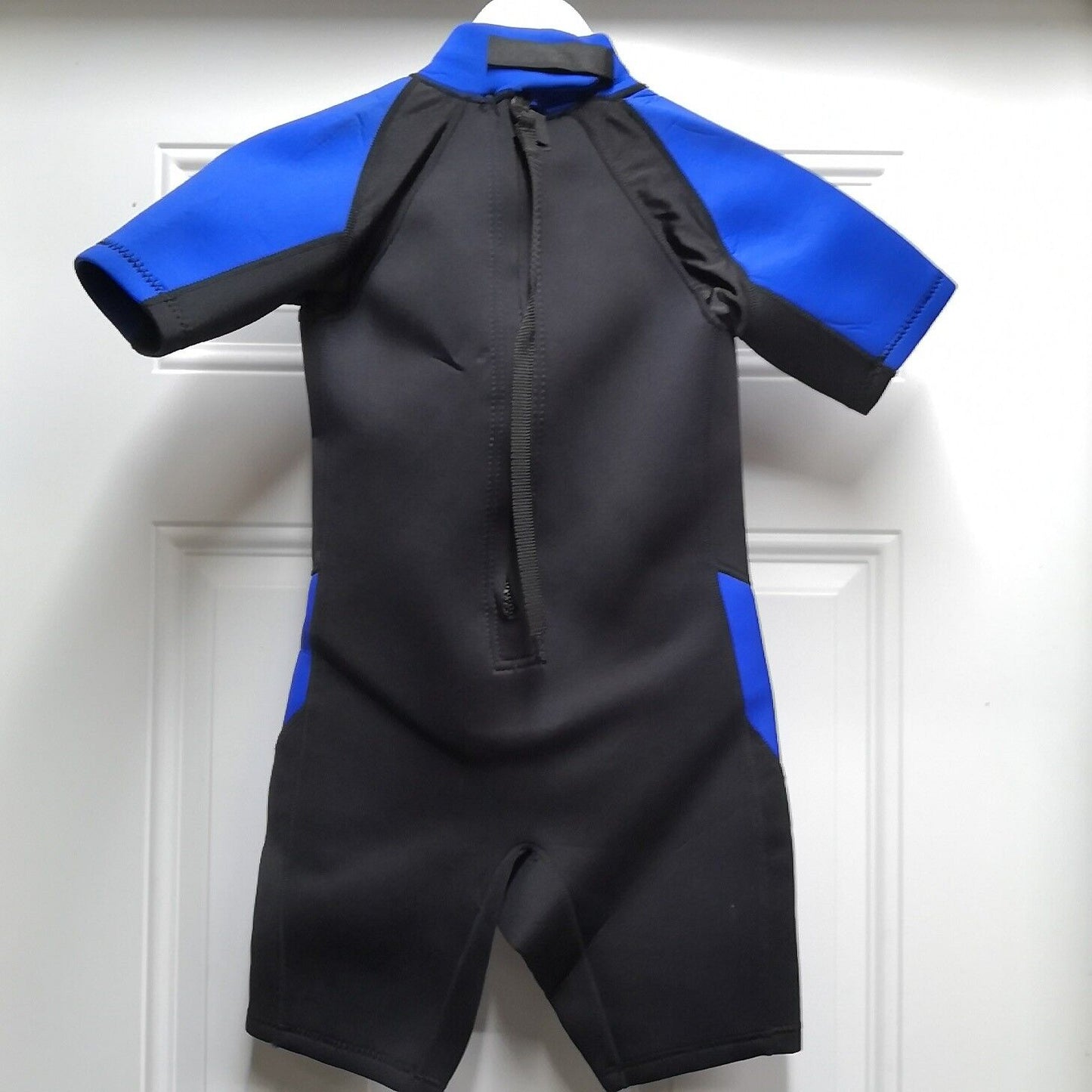 Deep See Youth 3mm Blue / Black Shorty Size Youth Large Scuba Dive WetSuit Kids