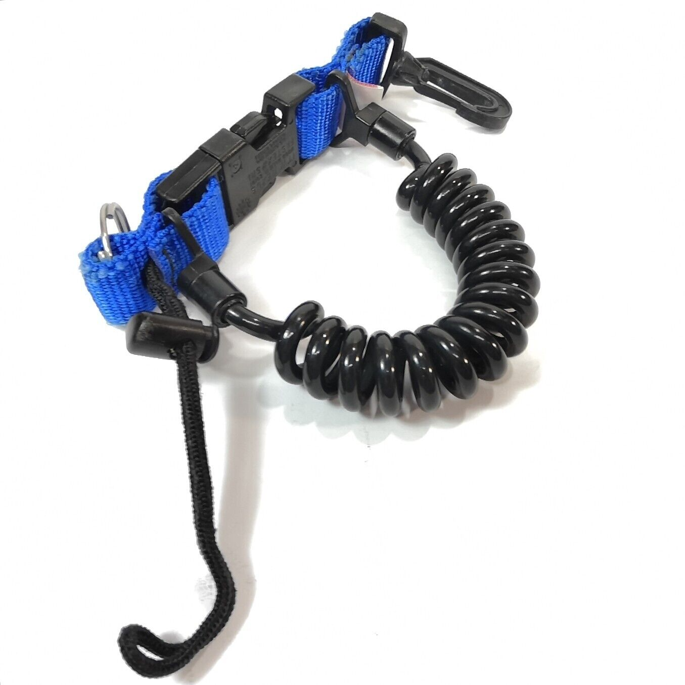 Innovative Scuba Stretch Diving Dive Coil Lanyard Quick Release Buckle Snaps