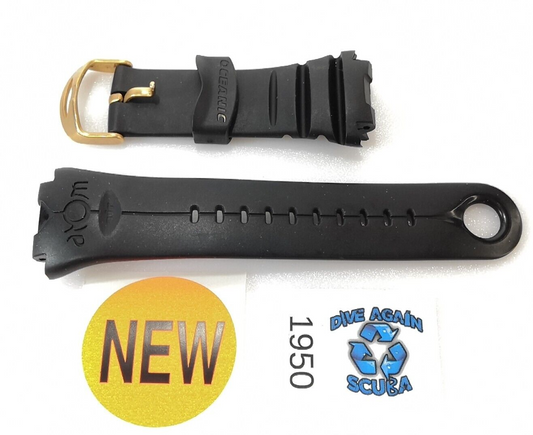 Oceanic Geo Atom 1, 2, 3, F.10  Aeris Epic Manta Dive Computer Wrist Watch Strap