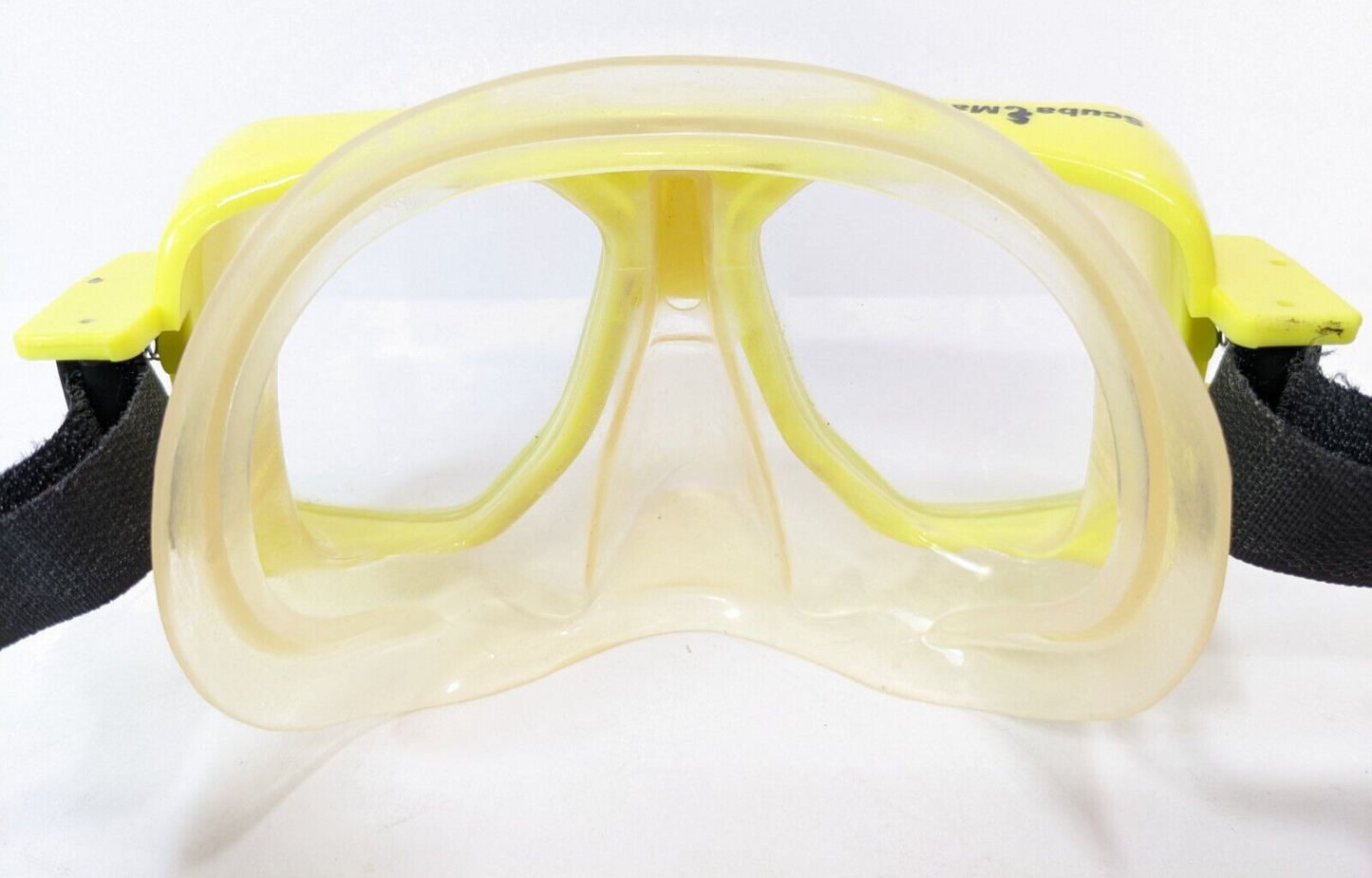 ScubaMax Mask Yellow with Adjustable Comfort Strap Scuba Snorkel, Diving Max