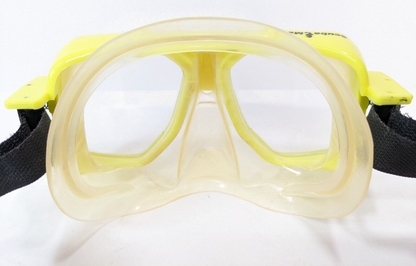 ScubaMax Mask Yellow with Adjustable Comfort Strap Scuba Snorkel, Diving Max