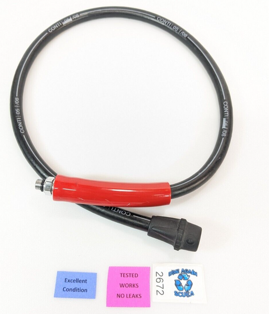 AquaLung SeaQuest i3 Easy Release Inflator Hose 34" Scuba Dive Axium Soul Pro QD