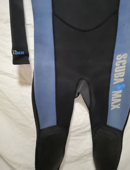 ScubaMax 3 / 2 mm Men's Full Wetsuit Scuba Dive Medium, MD, M 3mm, 2mm