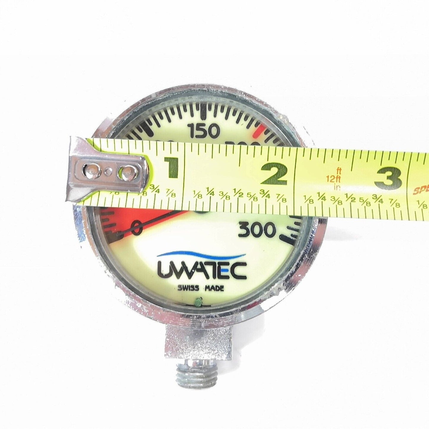 Uwatec PRESSURE GAUGE SPG MODULE 300 BAR Brass METAL Scuba Dive Metric     #2001