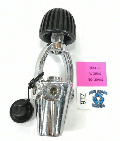 US Divers Aqua Lung Yoke 1st First Stage Scuba Dive Regulator w dust cap    #716