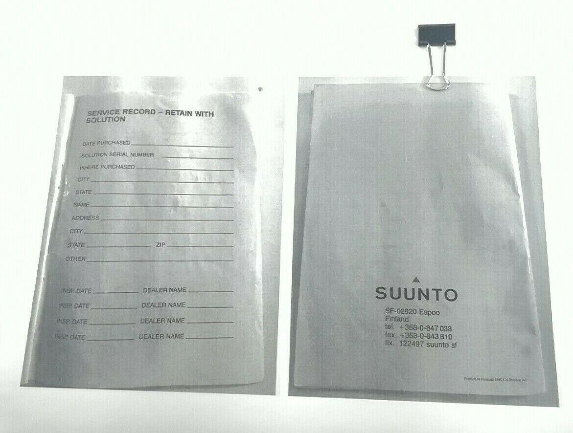 Suunto SeaQuest Solution Scuba Dive Computer Printed Manual Sea Quest