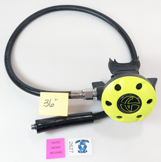 Genesis Octo Octopus 2nd Second Stage Regulator Scuba Dive Diving Yellow   #2627