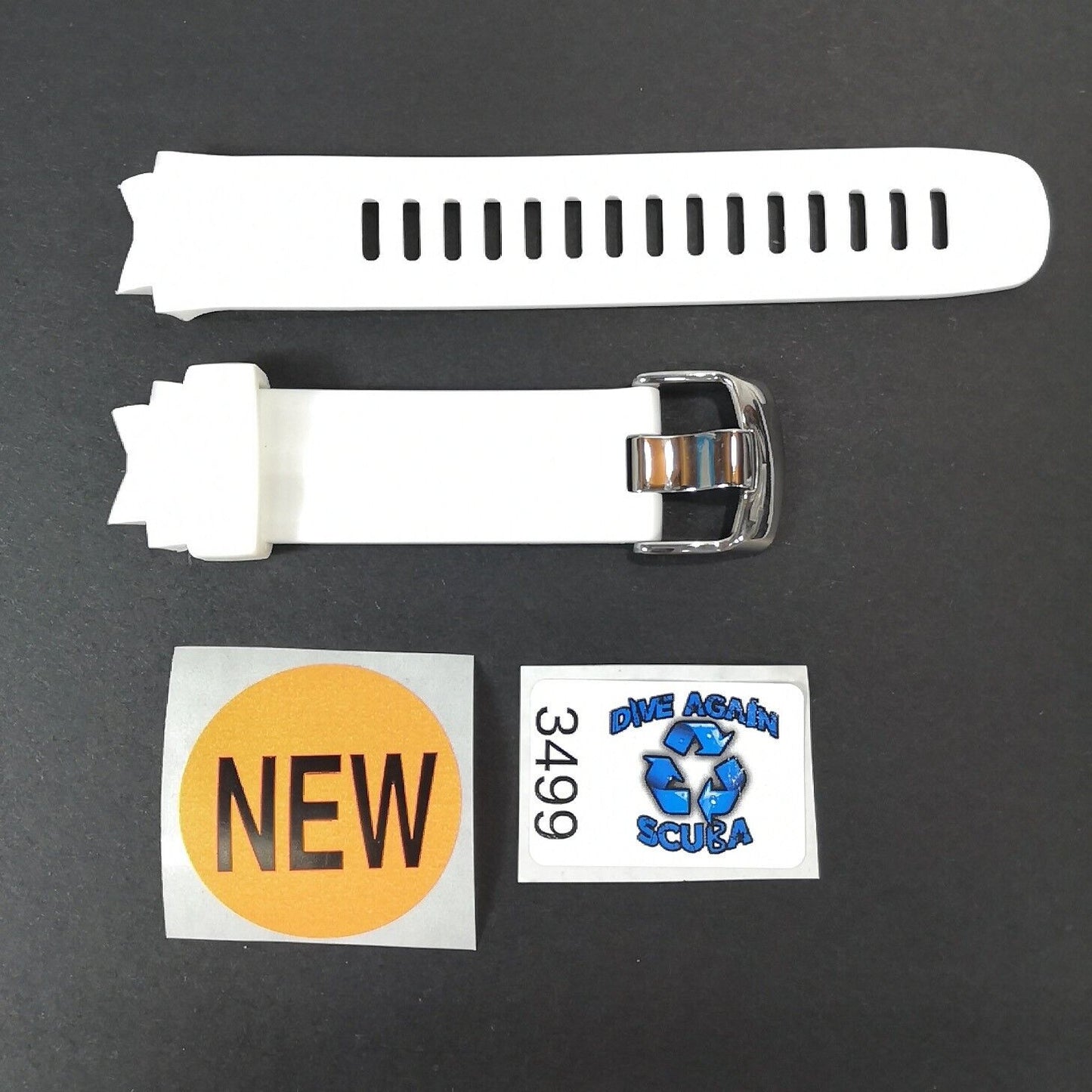 NEW OEM Genuine Oceanic OCL White Dive Computer Wrist Watch Strap Band Set