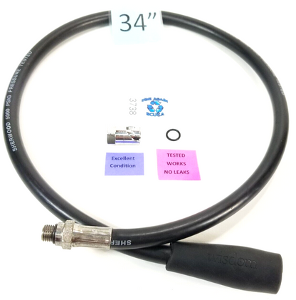 Sherwood Wisdom 1 2 3, Vision SCUBA COMPUTER QUICK DISCONNECT QD HP HOSE Oceanic