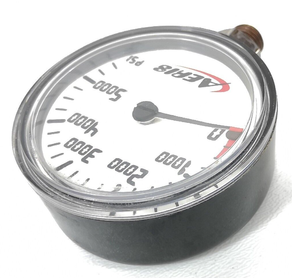 Aeris 5500 Scuba Dive Pressure Gauge SPG Fits Oceanic, Sherwood, Genesis & More