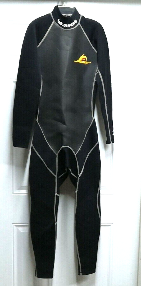 US Divers Aquaskin 3 / 2 mm Men's Full Wetsuit Scuba Dive Medium, MD, M 3mm, 2mm