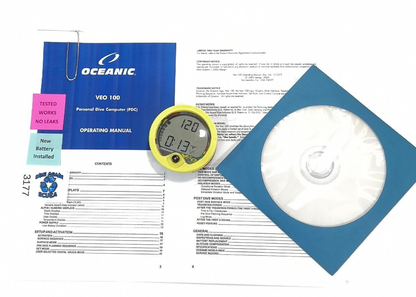 Oceanic Veo 100 Scuba Dive Computer Puck Module Diving Veo100  Diving     #3177