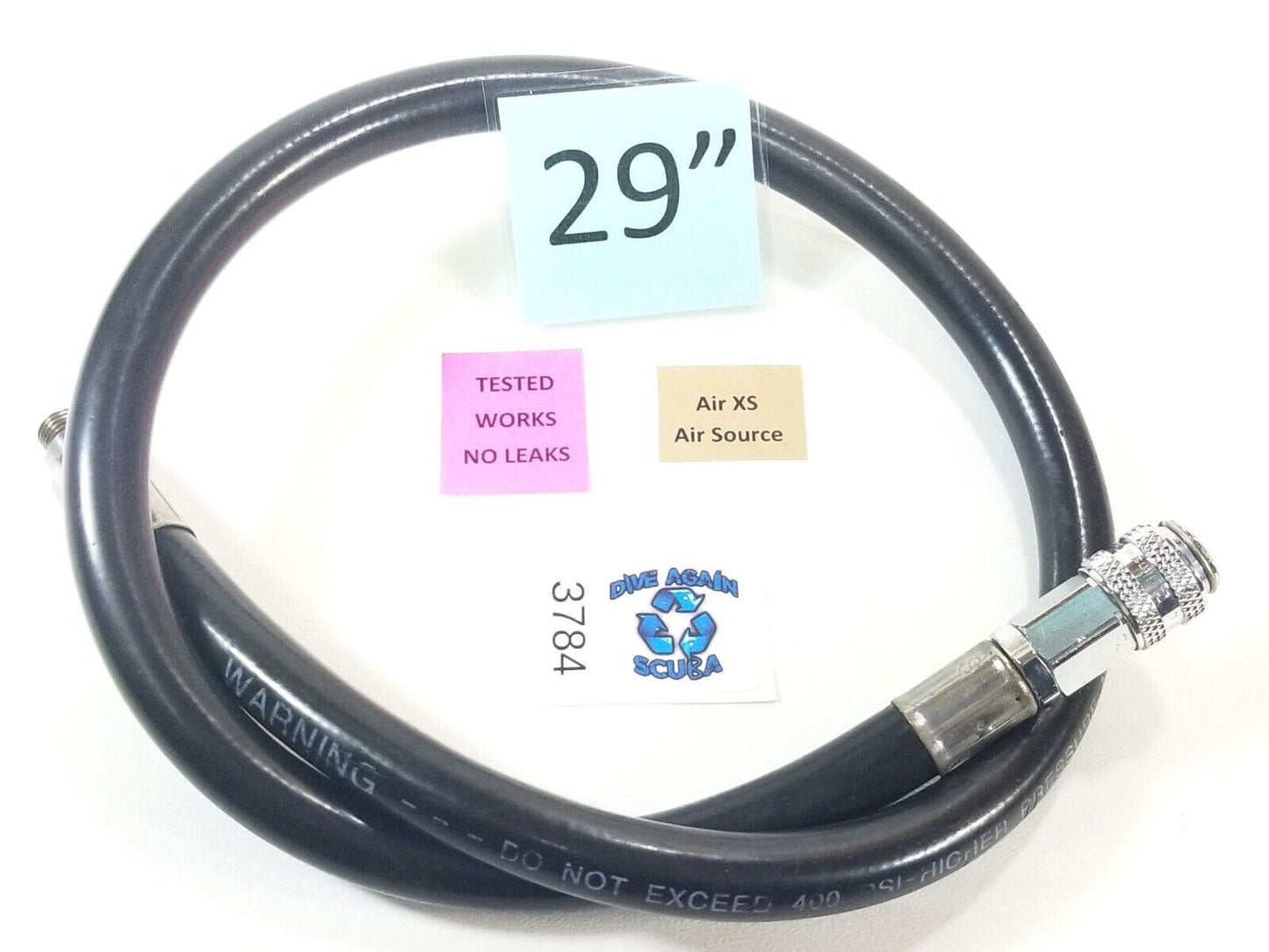 Oceanic Air XS Inflator Hose SeaQuest Air Source Ocean Reef masks 29" Scuba 3784