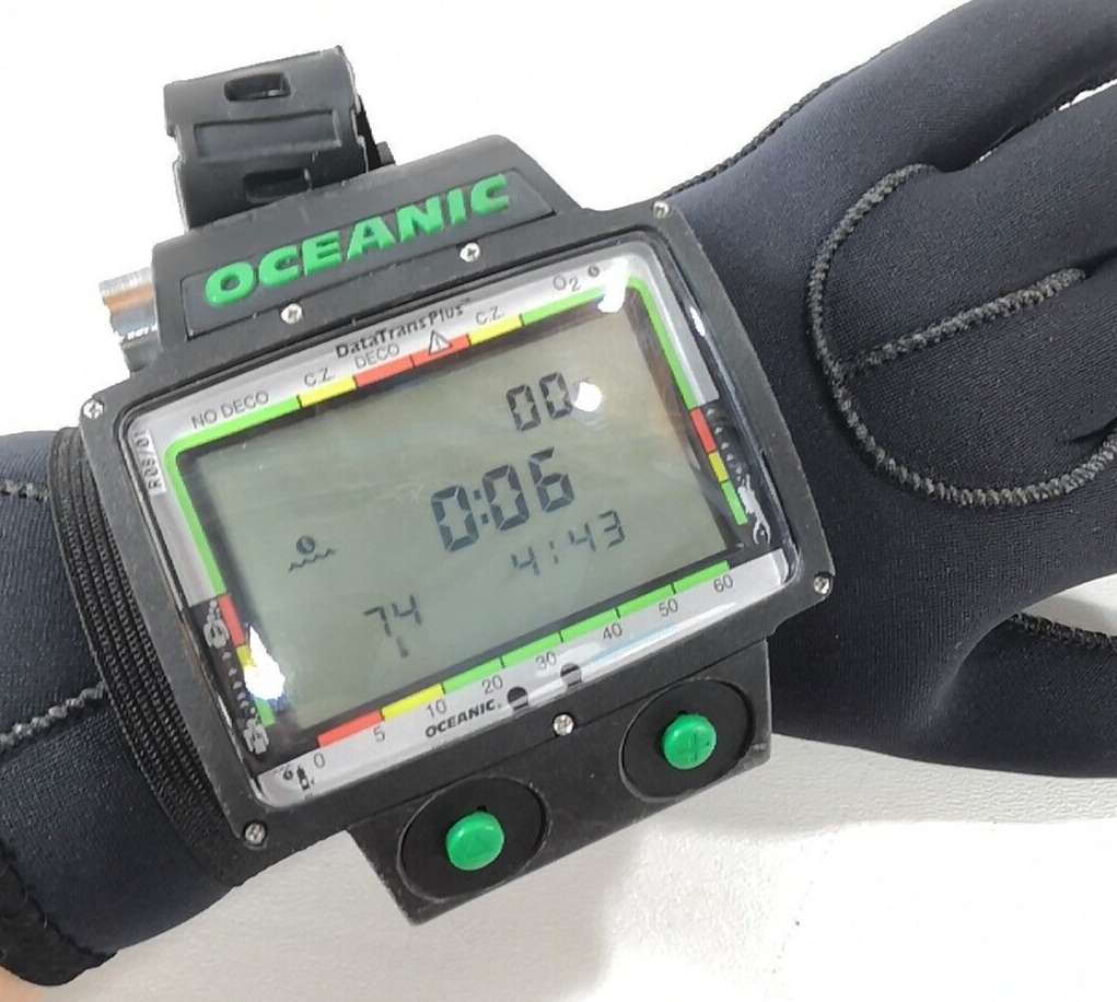 Oceanic DataTrans Plus Wireless Nitrox Scuba Dive Computer Data Trans Hoseless