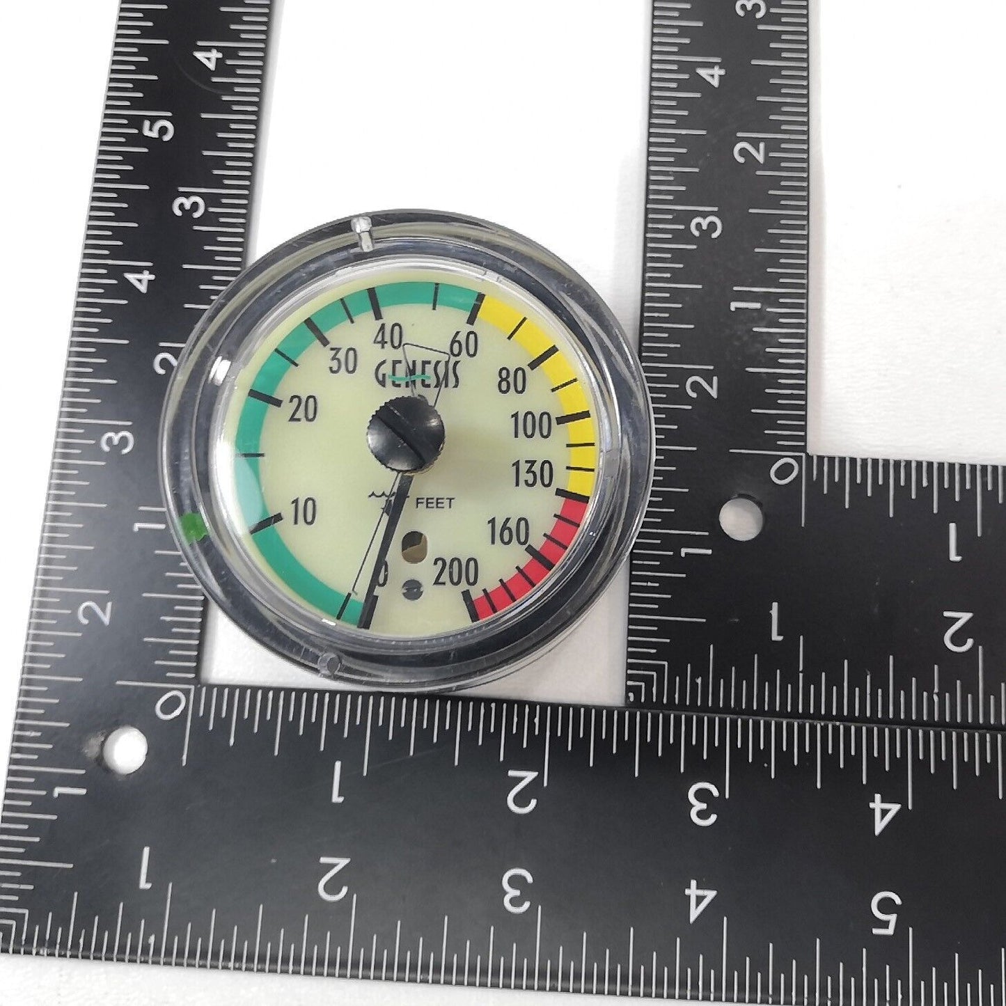 Genesis 200ft Depth Gauge Puck Module Scuba Dive + Max Depth Gauge Sherwood 3703