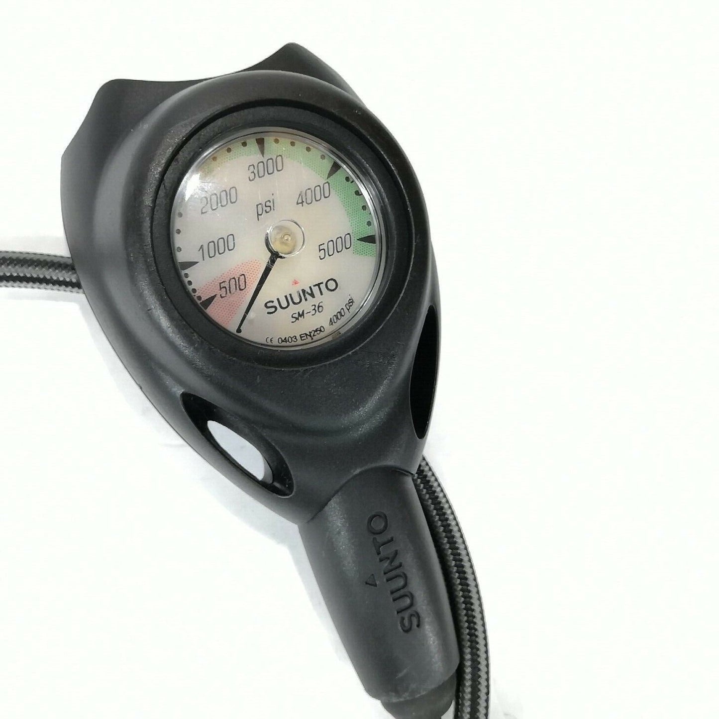 Suunto SM-36 2in 5000 PSI SPG Submersible Pressure Gauge Scuba Dive w Boot #1447