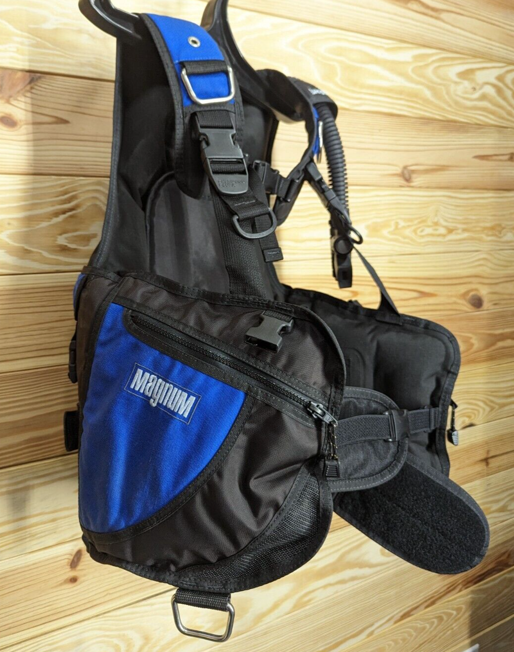 Sherwood Magnum Scuba Dive BC BCD Small Blue Black Buoyancy Compensator Vest