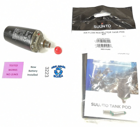 SUUNTO WIRELESS TANK PRESSURE TRANSMITTER Hoseless Scuba Dive with circle  #3223