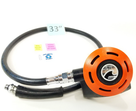 Oceanic Alpha Primary or Octo 2nd Stage Regulator Scuba Dive Orange Octopus 4010