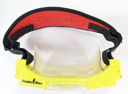 ScubaMax Mask Yellow with Adjustable Comfort Strap Scuba Snorkel, Diving Max