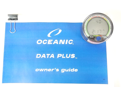 Oceanic Data Plus Air & Nitrox Puck Scuba Dive Computer + Manual NICE!!!   #4159