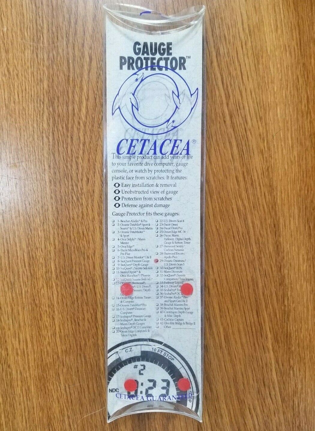 Oceanic Datatrans / US Divers Scan 5 Scuba Computer Lens Guard Screen Protector