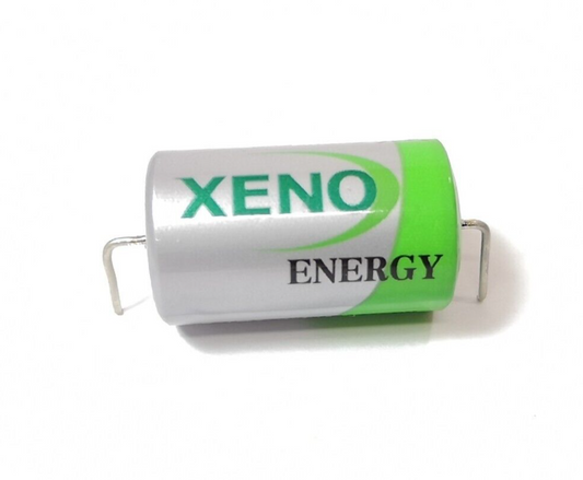 XENO XLP-050F BATTERY 1/2 AA 3.6V LITHIUM  XLP050F + Axial Pins ER14250, LS14250