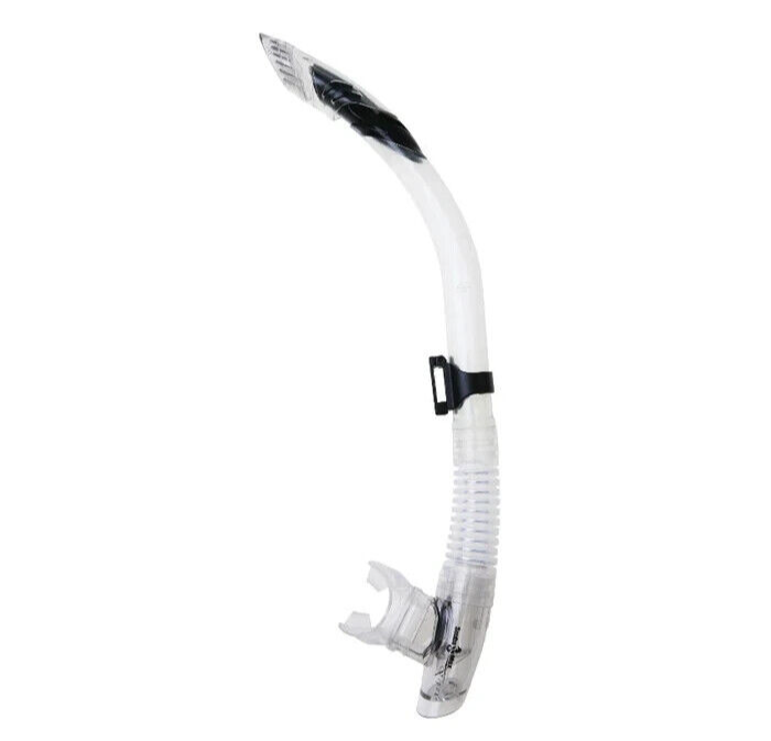 NEW ScubaMax Viper Dry Snorkel Dual Purge System Adult Scuba Diving Clear